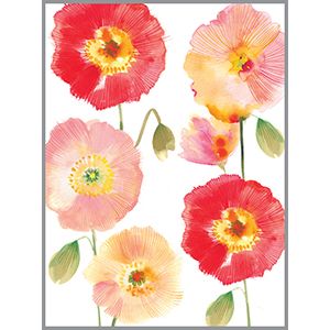 Gift Enclosures - Simple Poppies
