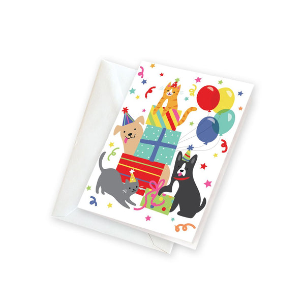 Gift Enclosures - Birthday Dogs and Cats