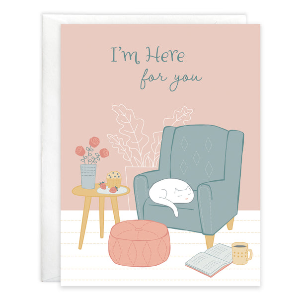 Thinking of You card - Cozy Chair