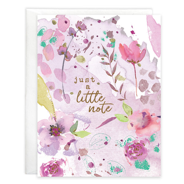 Thinking of You card - Graceful Flowers