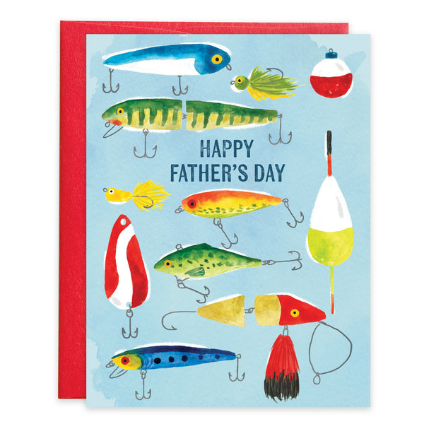 Father's Day card - Fishing Lures