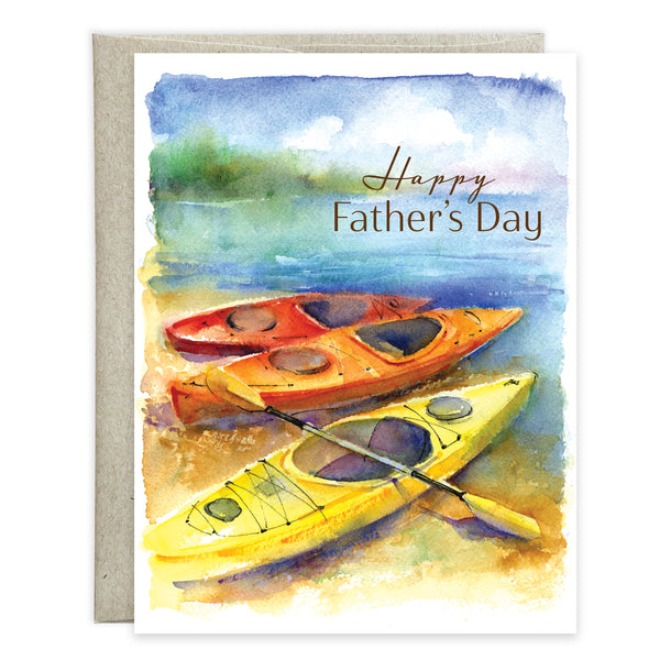 Father's Day card - Kayaks