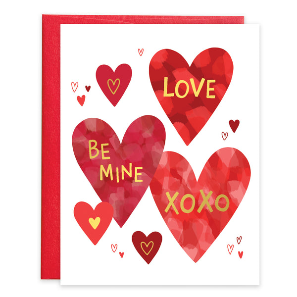 Valentine card - Love Hearts
