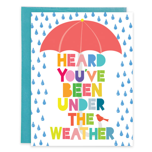 Get Well card  - Umbrella