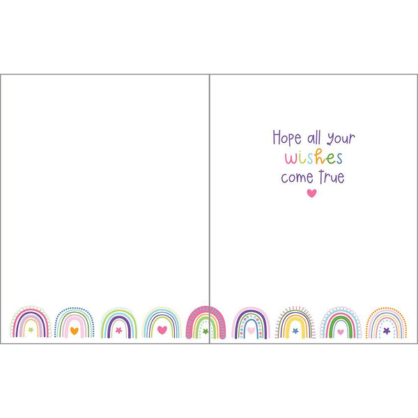 Birthday card  - Rainbows, Gina B Designs