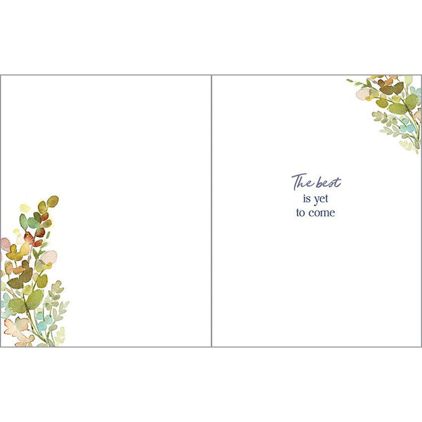 Retirement card  - Leaves & Foliage