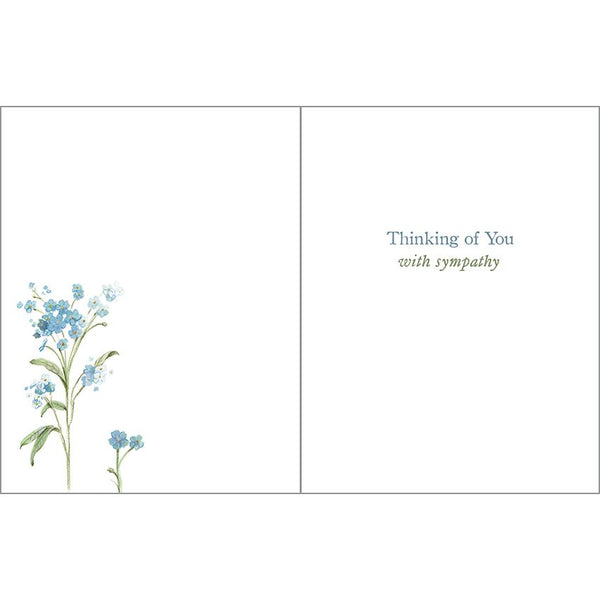 Sympathy card  - Forget Me Not