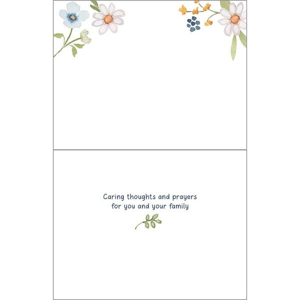 Sympathy card  - Comforting Stems