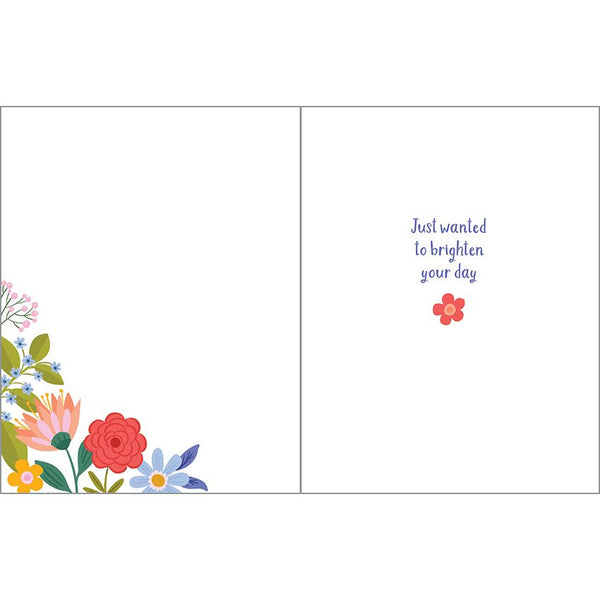 Thinking of You card  - Happy Flowers