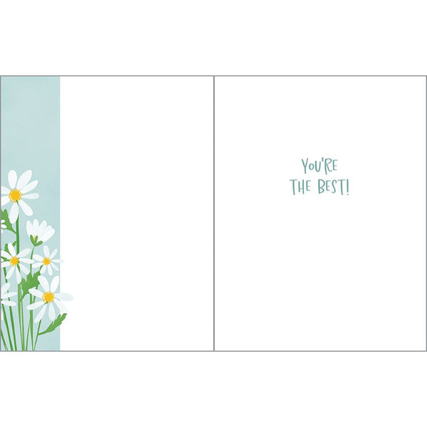 Thank You card  - Daisy Bouquet