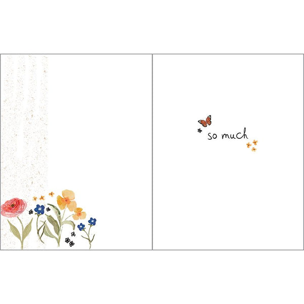 Thank You card  - Flowers All Around