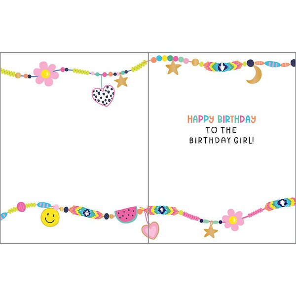 Birthday card  - Charm Bracelets