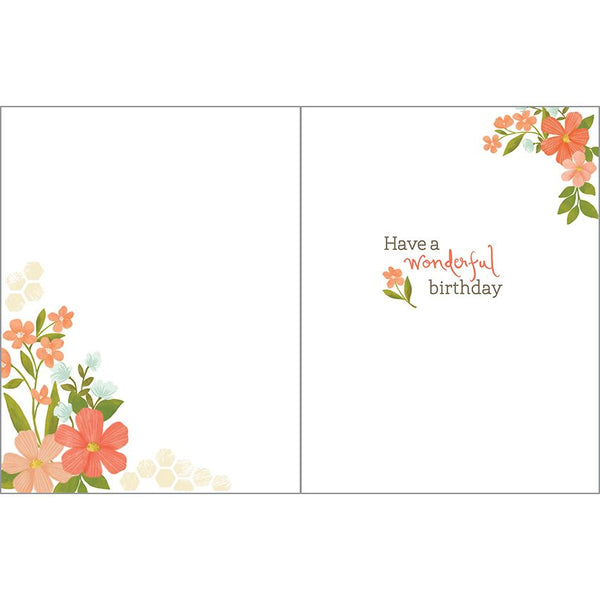 Birthday card  - Honey and Bees