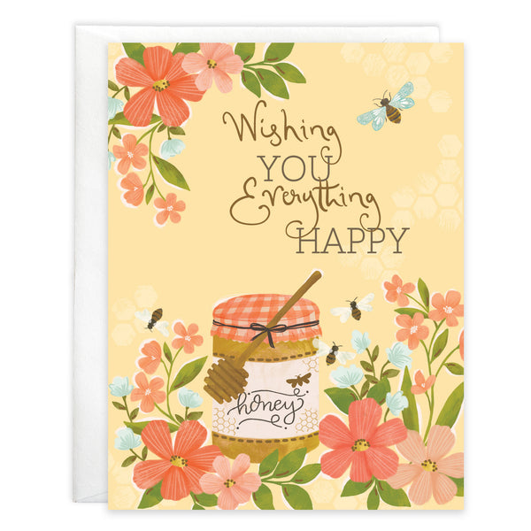 Birthday card  - Honey and Bees