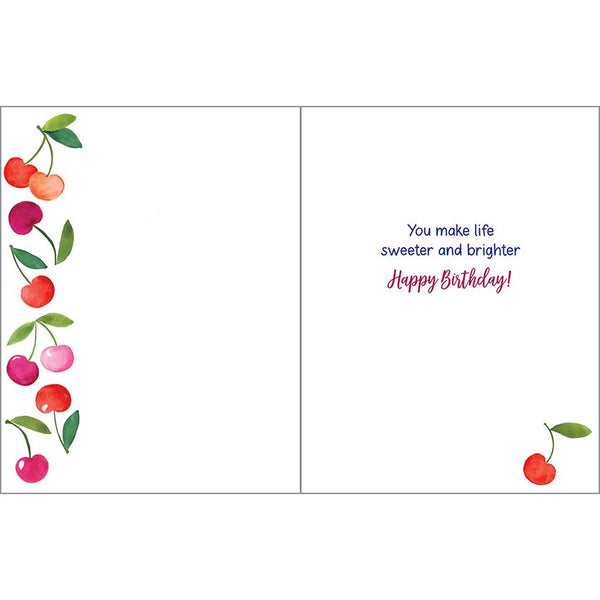 Birthday card  - Sweet Cherries