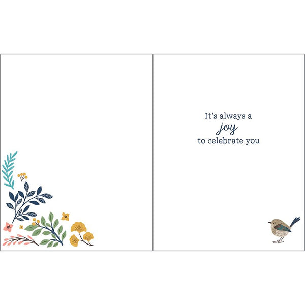 Birthday card  - Bird Song