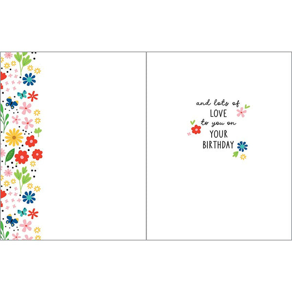 Birthday card  - Little Birthday Flowers