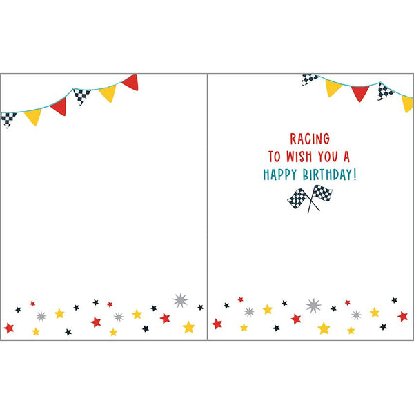 Birthday card  - Racetime