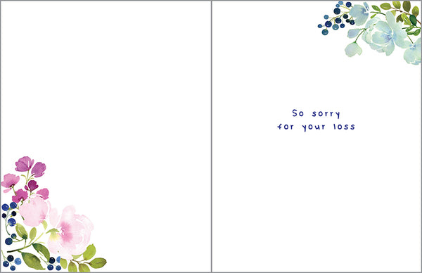 Sympathy card  - Comforting Wreath