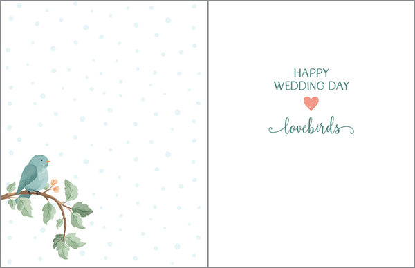 Wedding card  - Love Birds