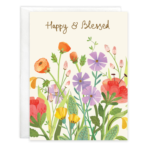 {with scripture} Birthday Card - Market Flowers