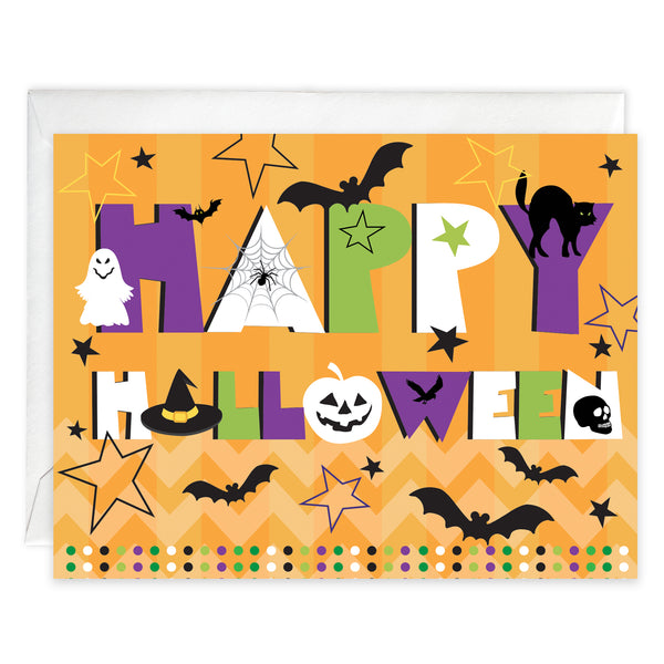 Halloween Card 3 pack - Halloween Words