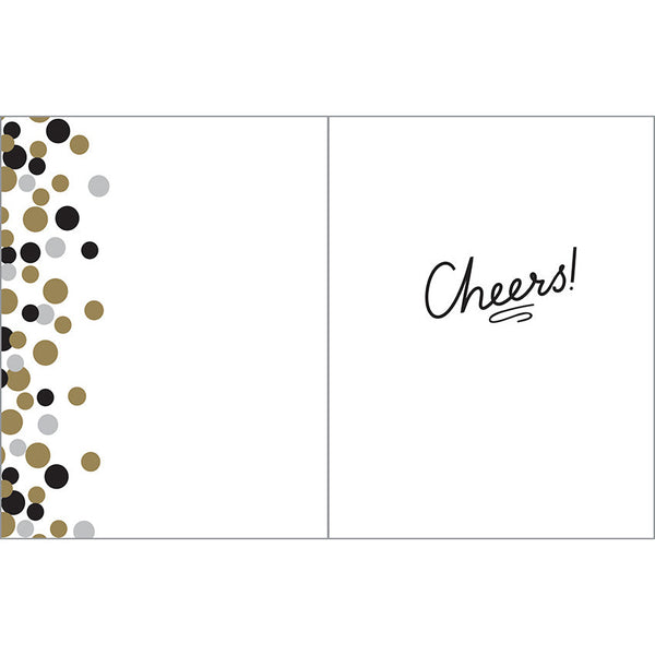 New Years card - New Years Dots, Gina B Designs