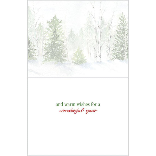 Christmas card - Winter Forest, Gina B Designs