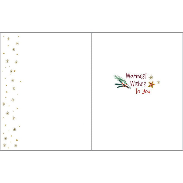 Christmas card - Sparkle Snowman