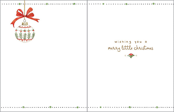 Christmas card - Joyful Ornament