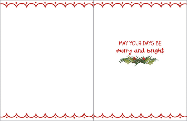 Christmas card - Holiday Snowman
