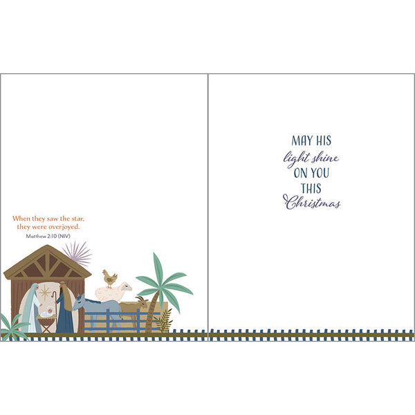 {with scripture} Christmas card - Silent Night, Gina B Designs