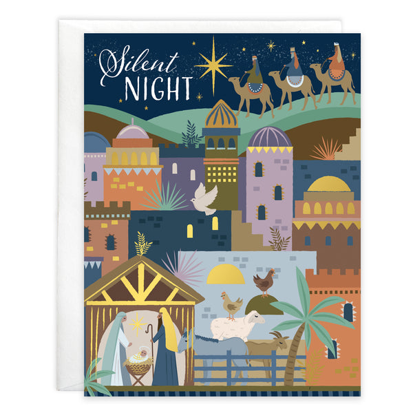 {with scripture} Christmas card - Silent Night