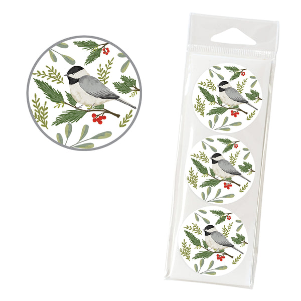 Holiday Envelope Seals - Winter Bird