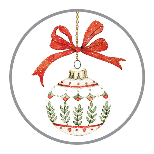 Holiday Envelope Seals - Joyful Ornament