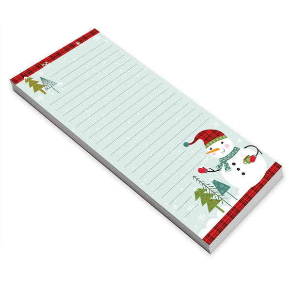 Holiday List Pad - Cozy Snowman