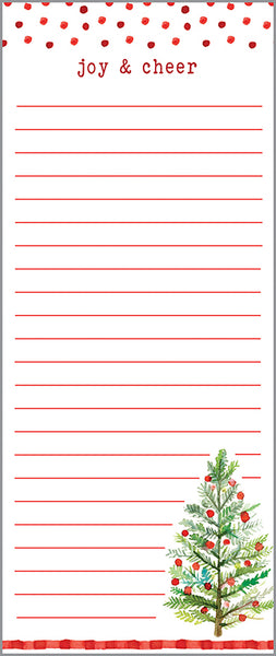 Holiday List Pad - Simple Little Tree