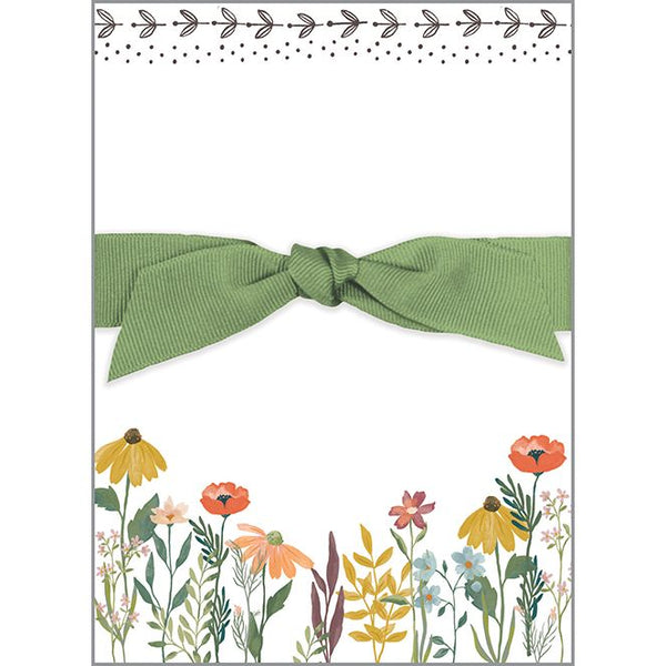 Chunky Bow Pad - Wildflower Stems