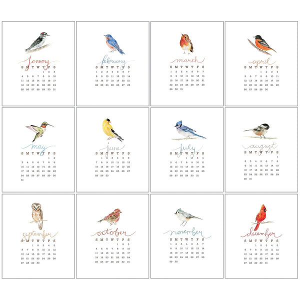 2026 Desk Calendar - Backyard Birds
