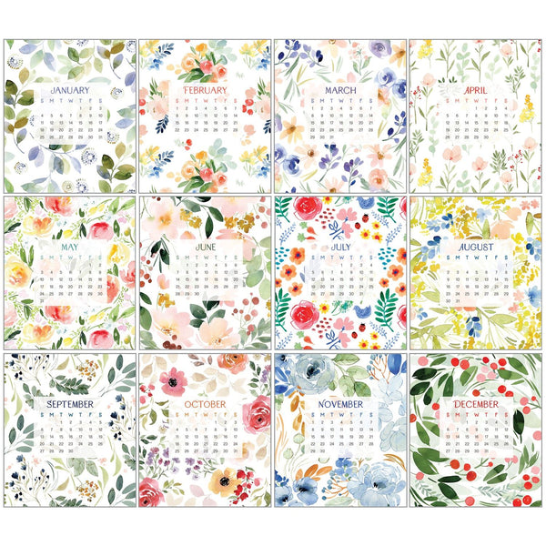2026 Desk Calendar - Sweet Garden