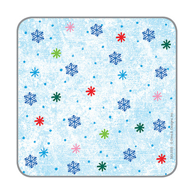 Holiday Paper Coasters-Christmas Snowman