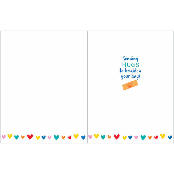 Get Well card - Bandaid/Rainbow, Gina B Designs